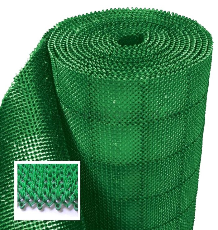 Дорожка травка зелёная 0,95х12 м пластик модульная ( ворс 16/11 мм)