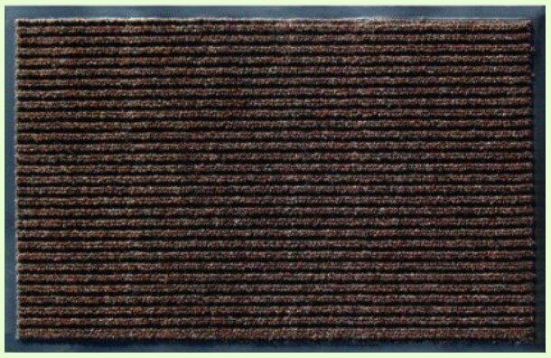 Коврик влаговпитывающий ЧЕРРИ коричневый 400х600 мм