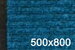Коврик влаговпитывающий ЧЕРРИ синий 500х800 мм
