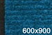Коврик влаговпитывающий ЧЕРРИ синий 600х900 мм
