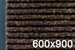 Коврик влаговпитывающий ЧЕРРИ коричневый 600х900 мм